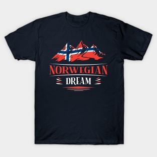 The Norwegian dream - For Norway lovers. T-Shirt